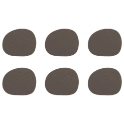 Aida Raw Glasuntersetzer 6-er Set, Clay