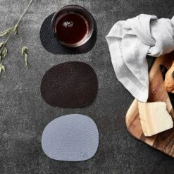 Aida Raw Glasuntersetzer 6-er Set, Grau 5 Aida Raw Glasuntersetzer 6-er Set, Grau -Alderaine Geschaft aida raw glasuntersetzer 6 er set 1