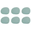 Aida Raw Glasuntersetzer Silikon 6-er Set, Grün