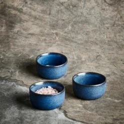 Aida Raw Mini Schüsseln 3-er Set, Midnight Blue -Alderaine Geschaft aida raw mini schusseln 3 er set 2