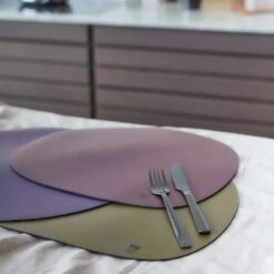 Aida Raw Tischset, Lila -Alderaine Geschaft aida raw placemat 3 1