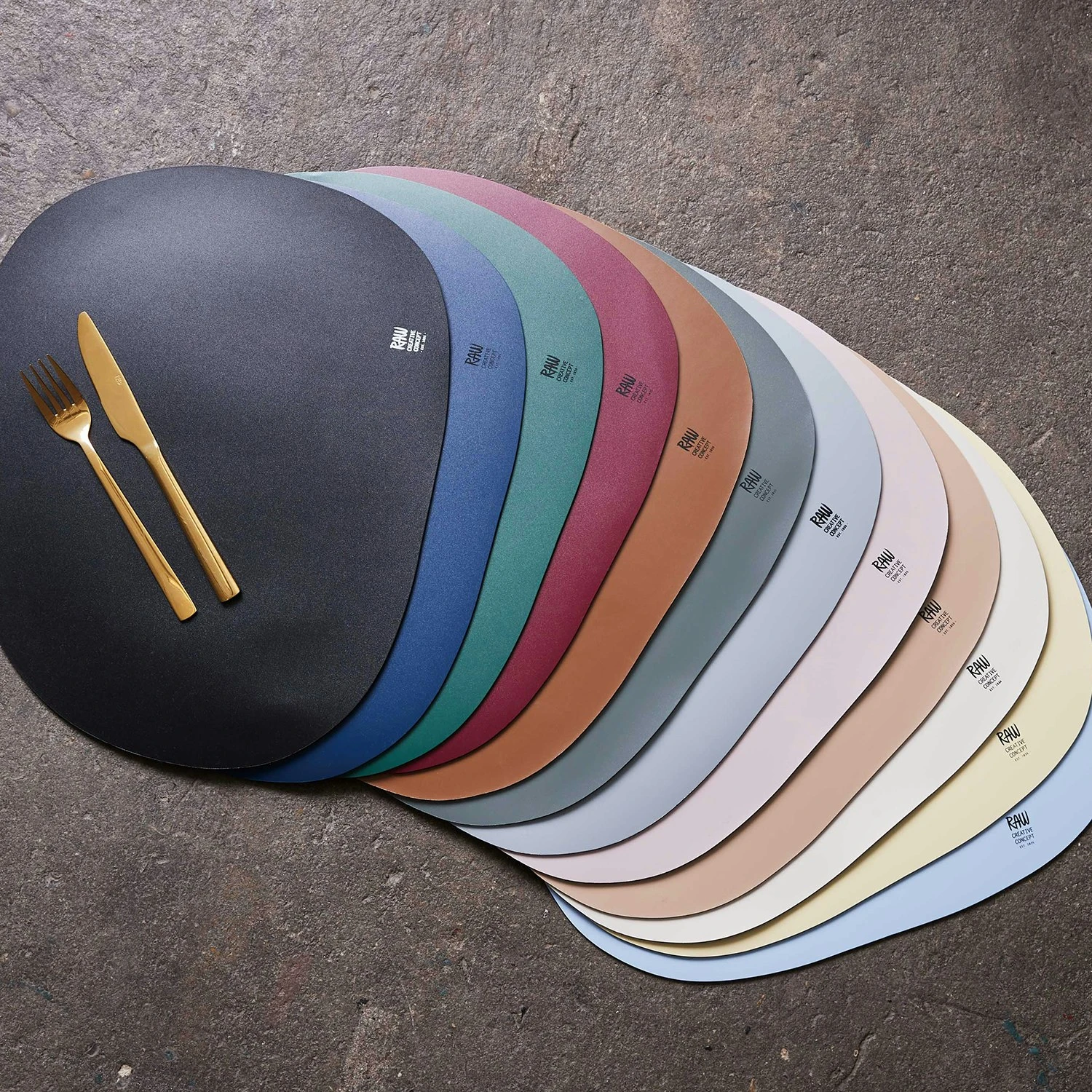 Aida Raw Glasuntersetzer Silikon 6-er Set, Grün 4 Aida Raw Glasuntersetzer Silikon 6-er Set, Grün – Bild 2