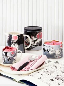 Arabia Mumin Schüssel "Mumin Auf Abenteuer - Umzug" Ø15cm, Grau -Alderaine Geschaft arabia mumin schussel muminmutter 15cm aprikos 1