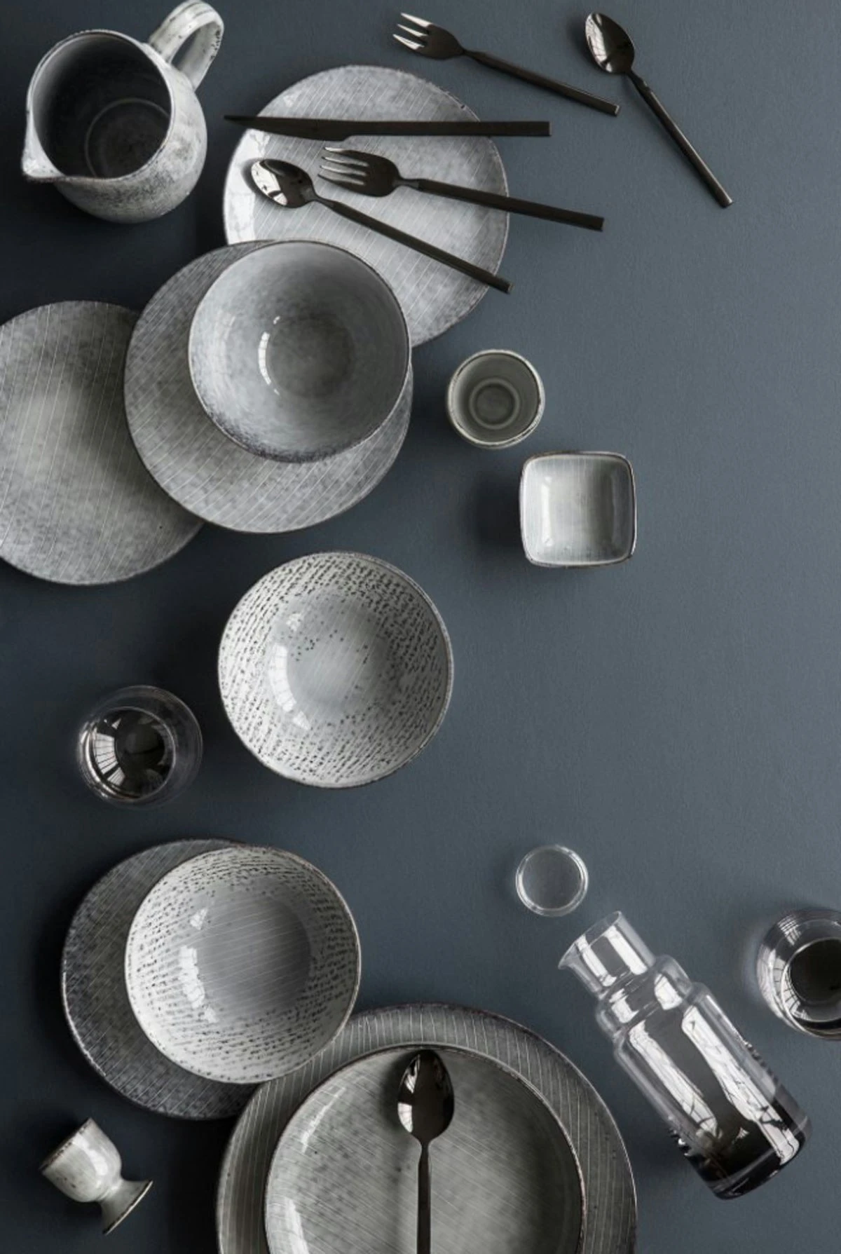 Broste Copenhagen Nordic Eierbecher Grau/Blau 5 Broste Copenhagen Nordic Eierbecher Grau/Blau – Bild 3