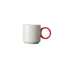 ByOn Noor Tasse, Grau/Rot