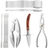 Dorre Skai Meeresfrüchtebesteckset 15-er Set -Alderaine Geschaft dorre seafood set 15 parts lobster crab crayfish 0