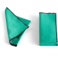 Hay Outline Stoffserviette 4-er Set, 40x40 Cm, Verdigris Green