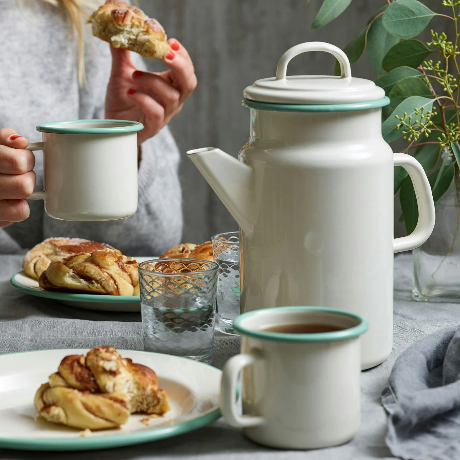 Kockums Jernverk Tasse 8 Cm, Cream Lux 4 Kockums Jernverk Tasse 8 Cm, Cream Lux – Bild 2