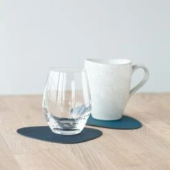 LIND DNA Curve Untersetzer Double 11x13 Cm, Petrol/Midnight Blue -Alderaine Geschaft lind dna curve untersetzer 11x13 cm 9