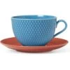 Lyngby Porcelæn Rhombe-Teetasse Blau/Terracotta, 39 Cl -Alderaine Geschaft lyngby porceln rhombe teetasse wei 39 cl 9