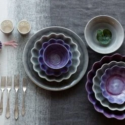 Mateus Organic Schüssel Ø12cm, Grau -Alderaine Geschaft mateus organic schussel 12cm weiss 7