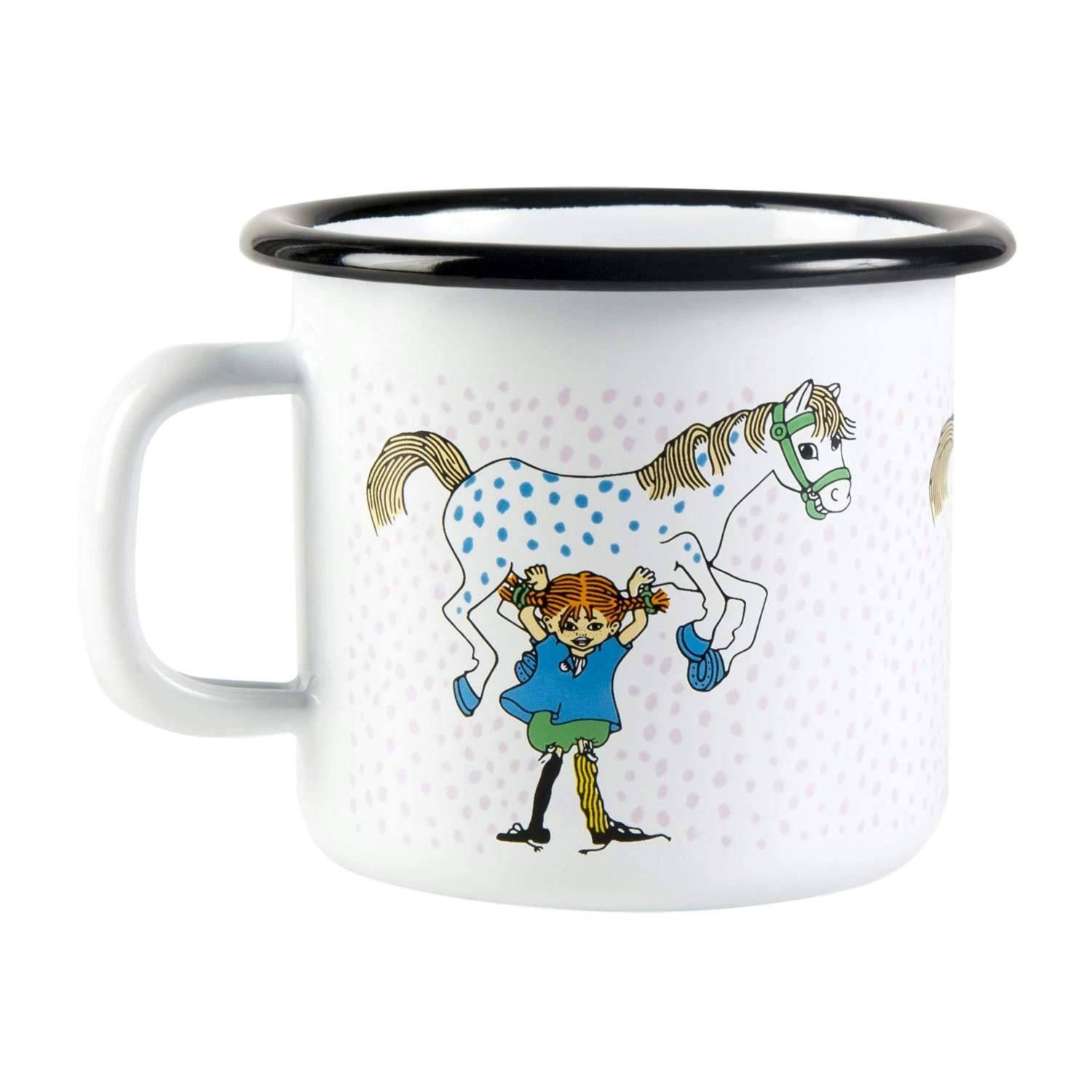 Muurla Pippi And The Horse Enamel Mug, 25 Cl 4 Muurla Pippi And The Horse Enamel Mug, 25 Cl – Bild 2