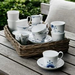 Royal Copenhagen Blue Fluted Mega Becher 33 Cl, 2er-Pack -Alderaine Geschaft royal copenhagen blue fluted mega becher 33 cl 2er pack 3