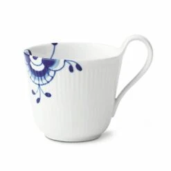Royal Copenhagen Blue Fluted Mega Tasse 33cl, Weiss