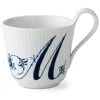 Royal Copenhagen Alphabet Tasse 33 Cl, M -Alderaine Geschaft royal copenhagen blue fluted pl alphabet mug a 79