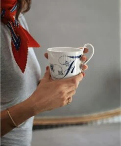 Royal Copenhagen Alphabet Tasse 33 Cl, F -Alderaine Geschaft royal copenhagen blue fluted pl alphabet mug a 8