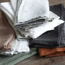 Linen Serviette 45x45 Cm, Off-white -Alderaine Geschaft tell me more serviette leinen 45x45 cm 1 2