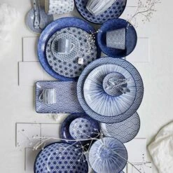 Nippon Blue Soba Schüssel 1 L, Dots -Alderaine Geschaft tokyo design nippon blue soba bowl 1 l 3